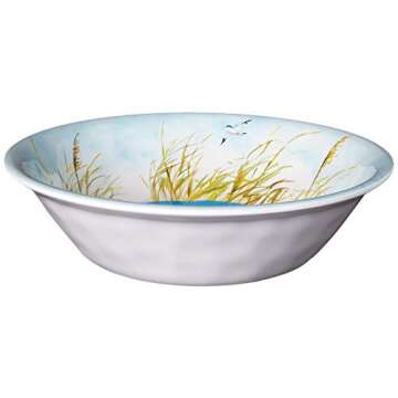 Vibrant Ocean View Dinnerware Set - Durable & Stylish
