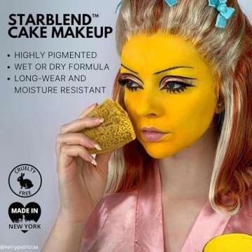 Mehron StarBlend Cake Makeup | High Pigment & Versatile