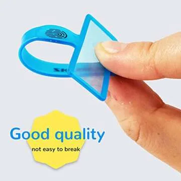 2 Pack Guided Reading Strips, Dyslexia Tools for Kids, Colorful Text Overlays for Early Readers, ADHD Finger Trackers Highlight