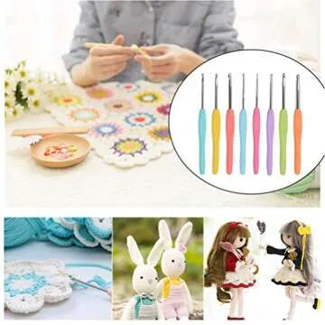 ATPWONZ 53 Crochet Hooks - Comfort Grip Knitting Set