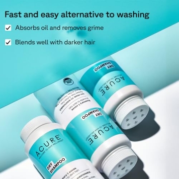 Acure Dry Shampoo - Vegan Powder for Brunette Hair