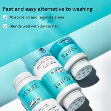 Acure Dry Shampoo - Vegan Powder for Brunette Hair