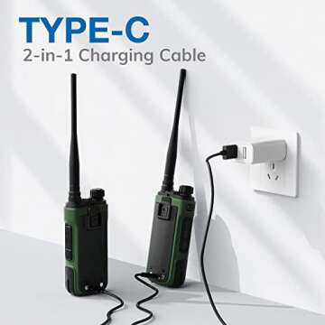 Baofeng G11S GMRS Radio Handheld - Versatile Two-Way Walkie Talkies with NOAA