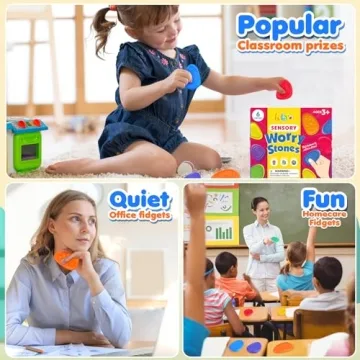 Sensory Fidget Toys Stones for Kids Calm Anxiety Relief