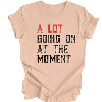 A Lot Going On At The Moment Shirt - Country Concert Outfits For Women - Taylor Merch Shirt - Country Concert Tops - Nashville Outfits - Singer Fans - Western Graphic Tees