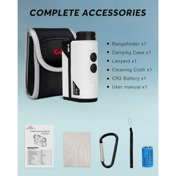 Wosports 800 Yards Laser Rangefinder for Golf and Hunting