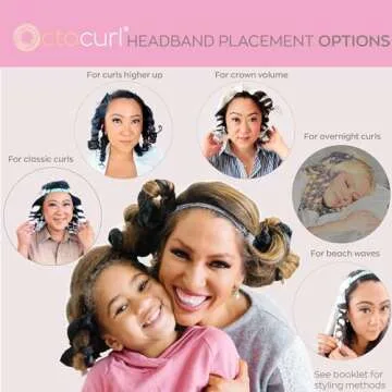 Octocurl Heatless Curls Headband for Medium Length Hair