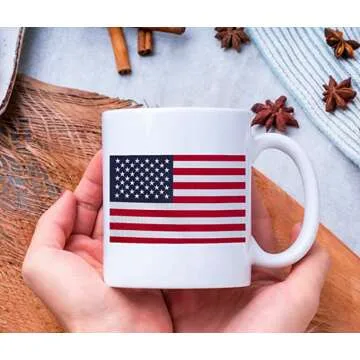 USA Flag Patriotic Mug for Freedom Lovers