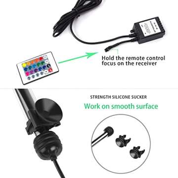 LED Aquarium Light with Remote Control for Optimal Fish Care