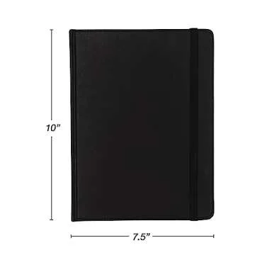 Samsill Large Hardcover Notebook with 240 Lined Pages