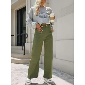 Stylish Dokotoo Women's High Waisted Cargo Pants for Fall