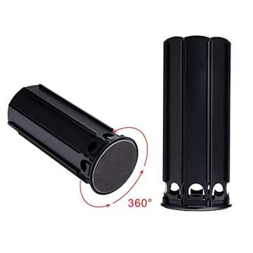 FlagShip Vertuo Pod Holder Carousel Stand for Nespresso Vertuo Capsule Storage Organizer with Extra Space for Coffee Mate Silent Rolling (Vertuo 80+ Pod Storage)