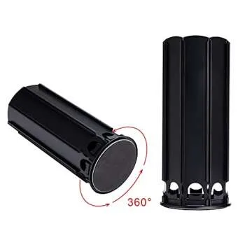 FlagShip Vertuo Pod Holder Carousel Stand for Nespresso Vertuo Capsule Storage Organizer with Extra Space for Coffee Mate Silent Rolling (Vertuo 80+ Pod Storage)