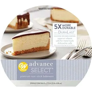 Wilton 9 Inch Springform Pan Non-Stick Durable Bakeware