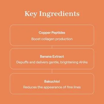 Live Tinted Rays Copper Peptide Eye Masks - Cooling, Brightening, & Nourishing Under Eye Patches, Reduces Fine Lines, & Hydrates with Copper Peptides, Banana Extract, & Bakuchiol - 5 Pairs