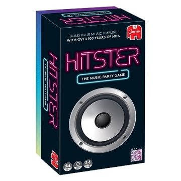 Hitster - The Music Party Board Game, Card Game, Fun Music Quiz Game,2-10 Players - 300Plus Iconic M...