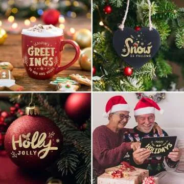 TECKWRAP Shimmer Vinyl Glitter Adhesive Craft Vinyl,1ftx5ft,Champagne Gold