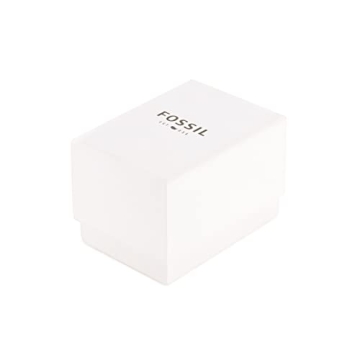 Fossil Women's Curved Chain Necklace in Rose Gold