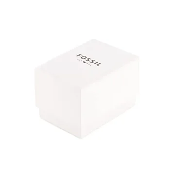 Fossil Women's Curved Chain Necklace in Rose Gold