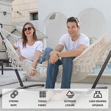 SXSEAGLE Double Hammock with Upgraded Phone Holder