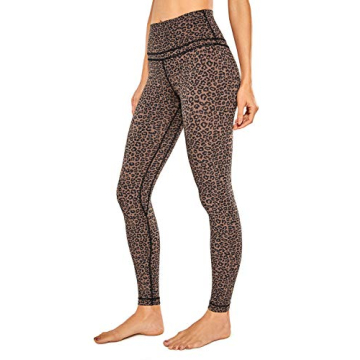 CRZ YOGA Women's Naked Feeling I Workout Leggings - Stylish & Comfortable 28 Inch Yoga Pants in Leop...