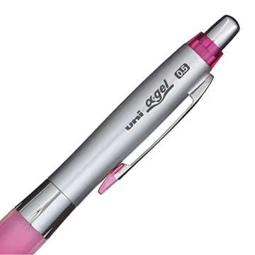 Uni Alpha-Gel Shaker Mechanical Pencil 0.5mm Soft Grip, Rose Pink (M5617GG1P.66)