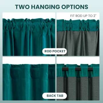 Dreaming Casa Teal Green Velvet Curtains for Your Home