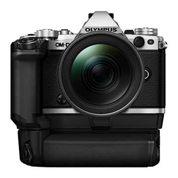 OM SYSTEM OLYMPUS External Grip HLD-8 (consists of HLD-8G and HLD-6P battery pack) for the OM-D E-M5 Mark II