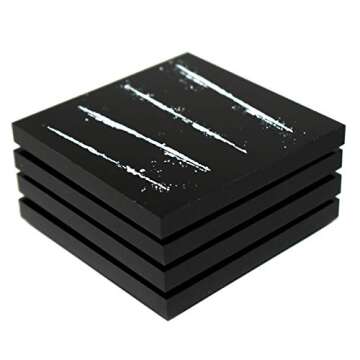 Cokester Funny Coasters for Drinks - 4 Pcs Gift Set