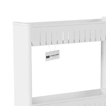 Everyday Home 3 Tier Slide Out Laundry Cart for Small Spaces