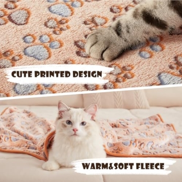 Soft Fluffy Pet Blankets 3 Pack for Dogs Cats