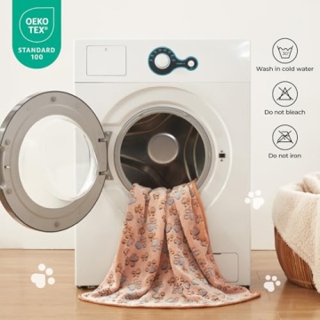 Soft Fluffy Pet Blankets 3 Pack for Dogs Cats