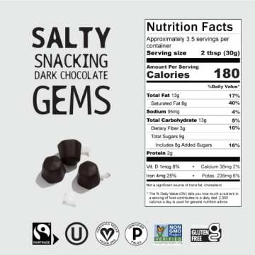Hu Variety Gems 3 Pack | Snacking Chocolate Chips, Organic, Paleo | Great for Baking & Snacking, Non GMO, Kosher Chocolate | 3.5oz Each
