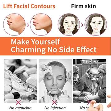 Double Chin Reducer, Reusable Facial Slimming Strap, V Shaped Mask Chin Up Face Lifting Belt for women, Anti- Wrinkle Face Mask, Lifting Bandage