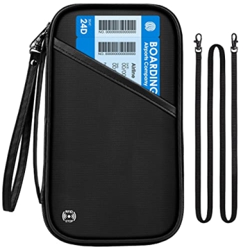 Secure & Stylish RFID Blocking Passport Wallet for Family Travel