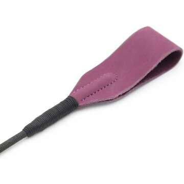 18" Purple Riding Crop for Horses - Premium Quality
