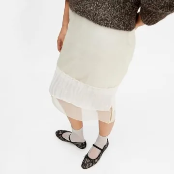 Shop AMINUGAL Black Mesh Ballet Flats for Women Comfort