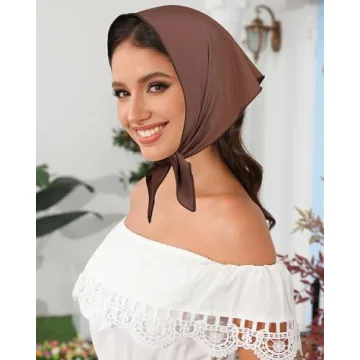 AWAYTR Stylish Hair Bandanas for Women - Tie-Back Scarf