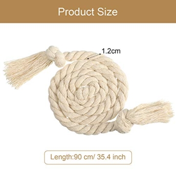 Tatuo 8-Piece Handmade Curtain Tiebacks - Elegant & Versatile