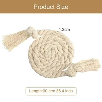 Tatuo 8-Piece Handmade Curtain Tiebacks - Elegant & Versatile