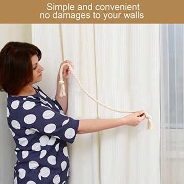 Tatuo 8-Piece Handmade Curtain Tiebacks - Elegant & Versatile