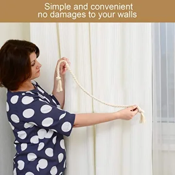 Tatuo 8-Piece Handmade Curtain Tiebacks - Elegant & Versatile