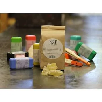 R&F Handmade Paints 916-1 Encaustic Damar Resin Crystals, 1-Pound