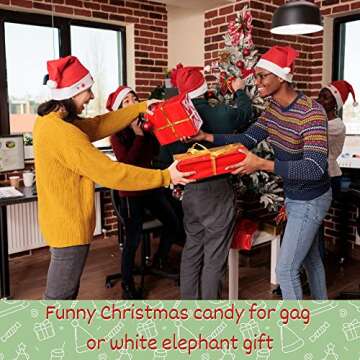 Elf Food Groups Candy Set for Fun Holiday Stocking Stuffers