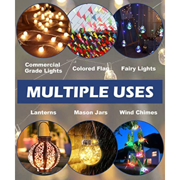 Eazielife 10FT String Light Pole for Outdoor Use