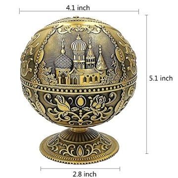 Stylish Honoro Windproof Ashtray for Home and Gifts