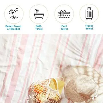 Superior Oversized Cotton Beach Towel for All Occasions