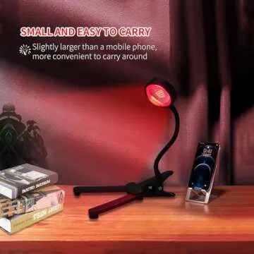 WTINTELL 660nm Red Light Therapy for Skin Health and Pain Relief