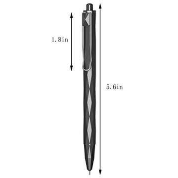 Seedrulia Retractable Gel Pens, Black Ink, Cute Pens, Pastel Pens Barrel, Premium Fine Writing Pens,...