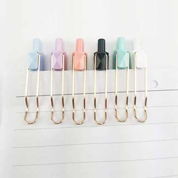 Seedrulia Retractable Gel Pens, Black Ink, Cute Pens, Pastel Pens Barrel, Premium Fine Writing Pens, Fine Point, 0.5mm, Metallic Clip, Soft Comfort Grip, 6 Counts, Nice Pack